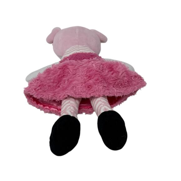 Baby Starters PinkChevron Stripe Marisa Soft Plush Snuggle Buddy Baby Doll 12" - Picture 3 of 12